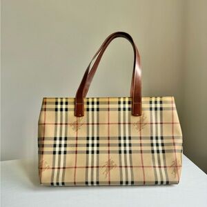 AUTHENTIC Burberry Haymarket Tote